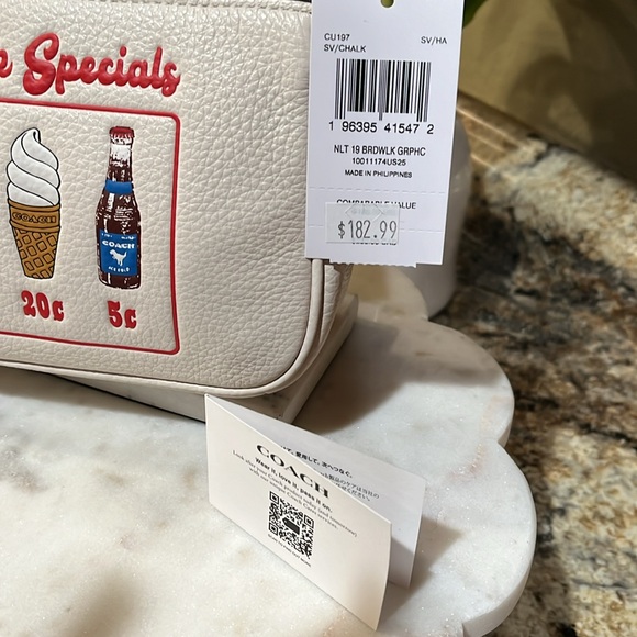 Coach Nolita 19 Boardwalk Graphic Shoulder Bag NWT - Picture 4 of 8